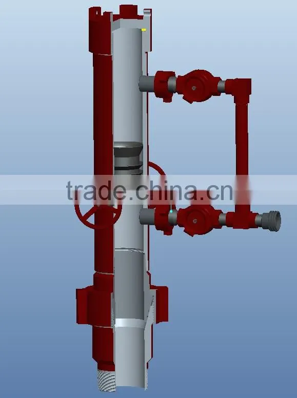 casing cementing head for well drilling