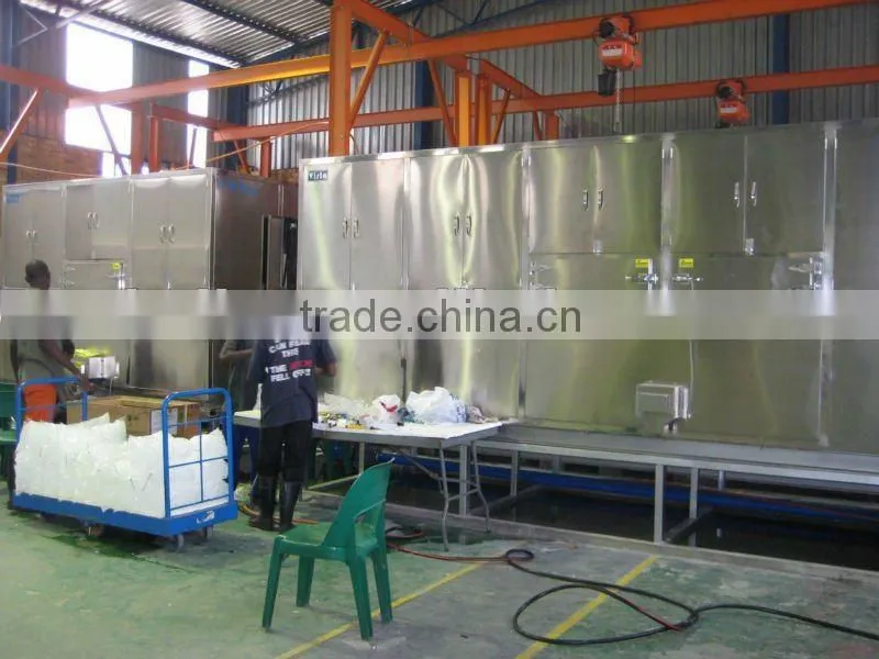 2 Tons Edible Ice from Ice Cube Maker for Hotels and Bars