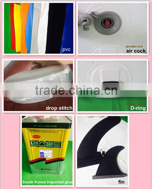 25psi double layer drop stitch 12' * 6" Drop stitch inflatable stand up paddle board for racing