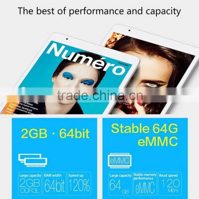 Original Teclast X98 Air 9.7 inch Android Intel CPU 2048x1536P 2+32GB/2+64GB 3G Dual WCDMA Tablet PC