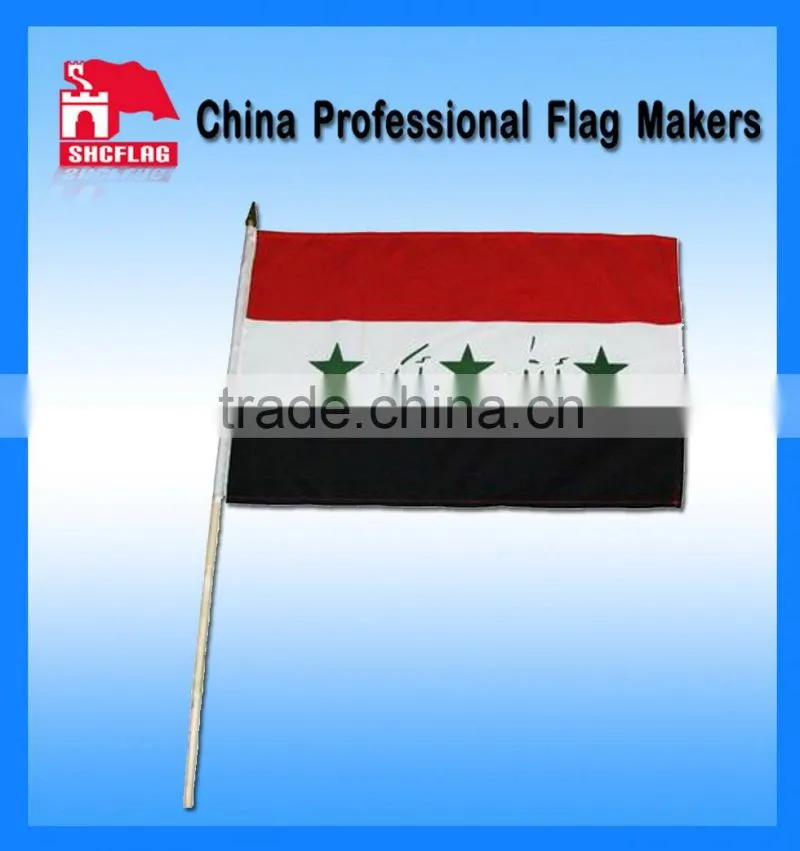 hand held flagpole