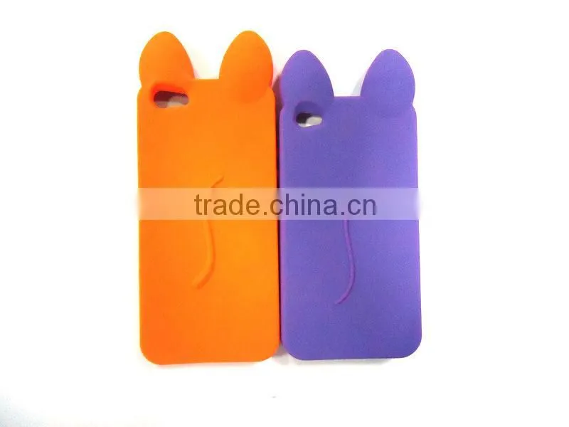 silicon case for phone, cute animal fashion silicone phone case