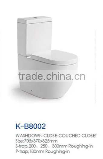 K-A6003 sanitary ware washdown ceramic toilet price