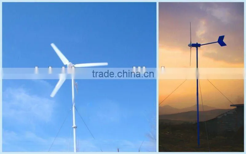 H 48V 1kw Horizontal wind turbine generator 1000w