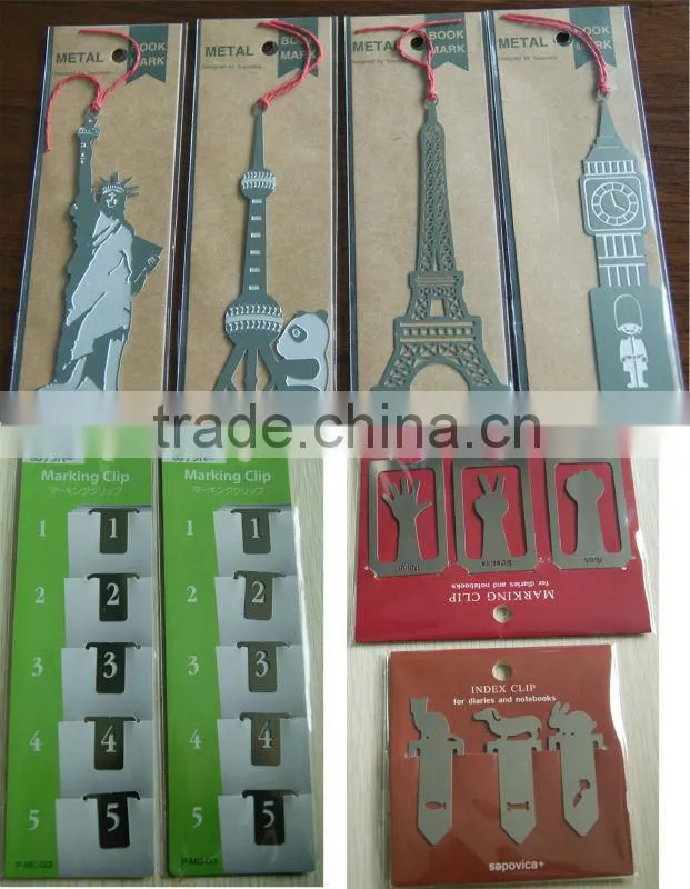 2014 SHAPED FASHIONAL BUTTERFLY SOFT PVC PAPER CLIP/BOOKMARK