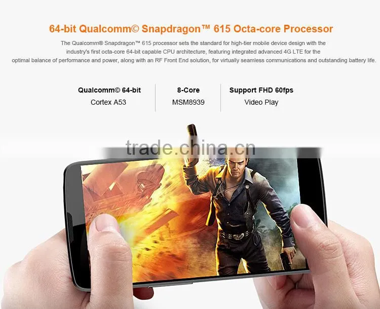 INNOS D6000 6000mAh Qualcomm Snapdragon 615 1.5GHz Octa Core 5.2 Inch JDI FHD Screen Android 5.0 4G LTE Smartphone