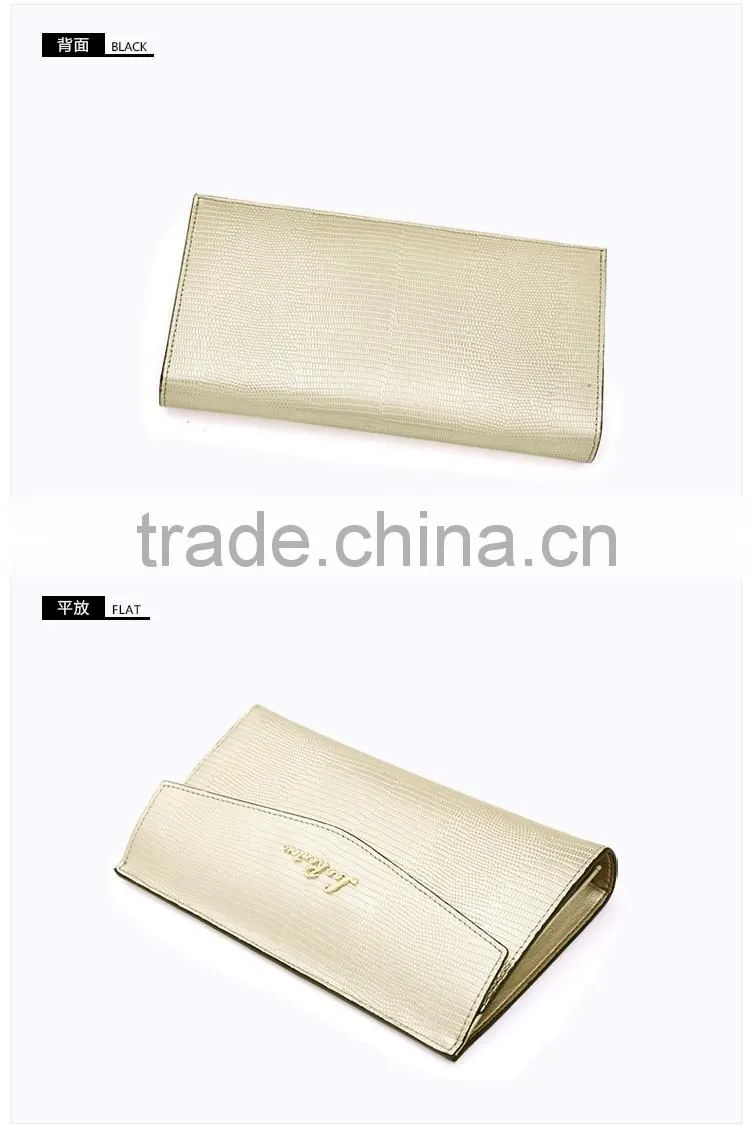 vintage cowhide leather wallet for lady guangzhou factory