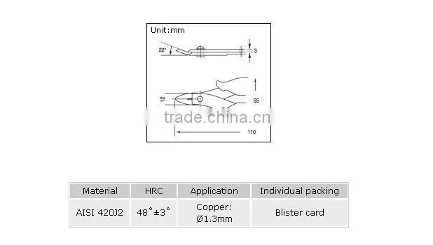 Brand ProsKit 1PK-396A Stainless Steel Cutting Plier (110mm)