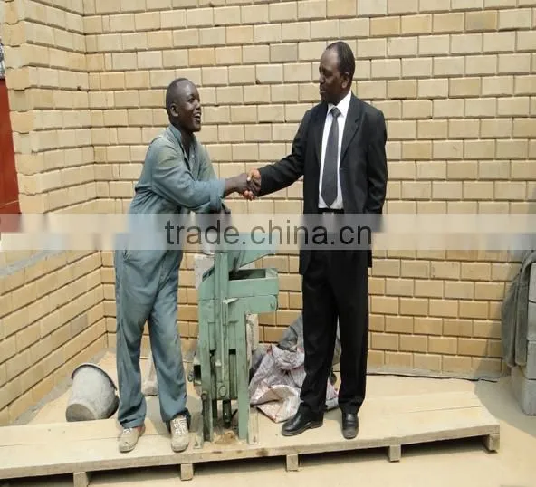 manual compressed earth block machine