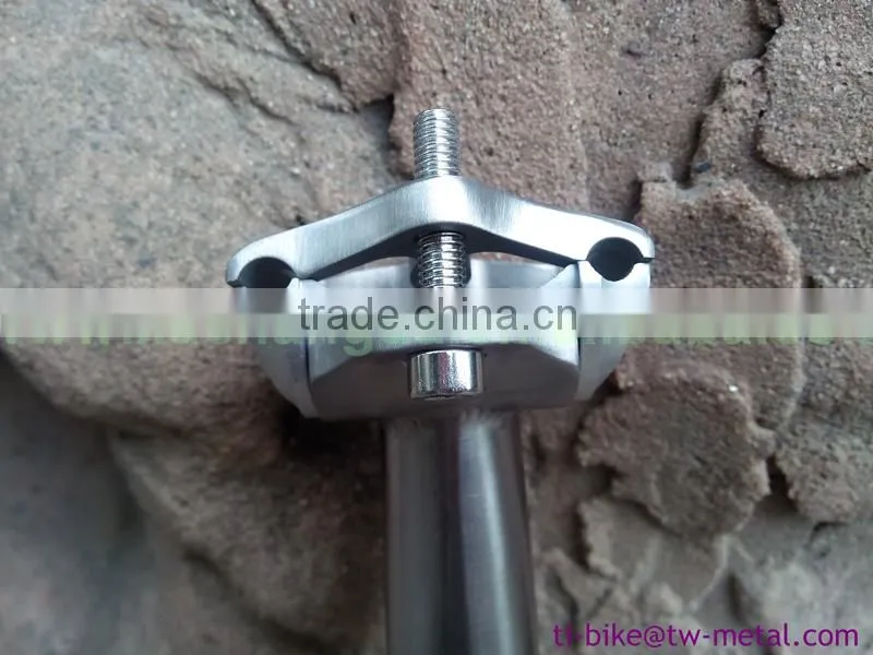 Gr9 Ti-3AL-2.5V titanium backset 27.2 31.6 30.9 seat post with all time warranty