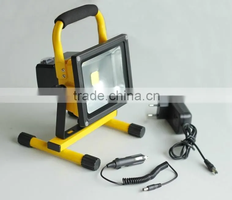 10w 20w 30w rechargeable led flood light