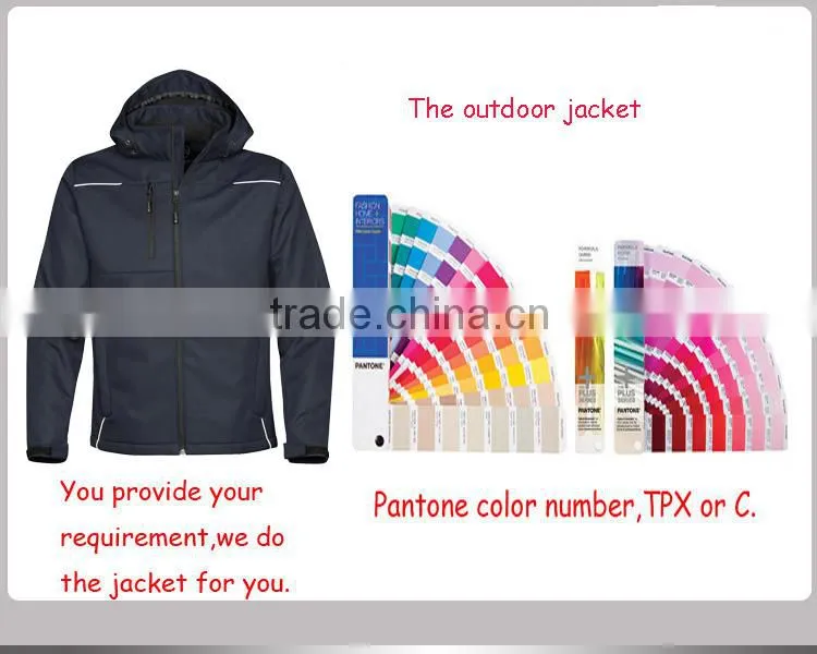 men softshell winter wadding jacket