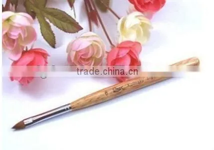 Nylon Nail Brush with Wooden Handle