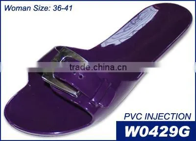 Clear Women Plastic Jelly Shoe Sandal