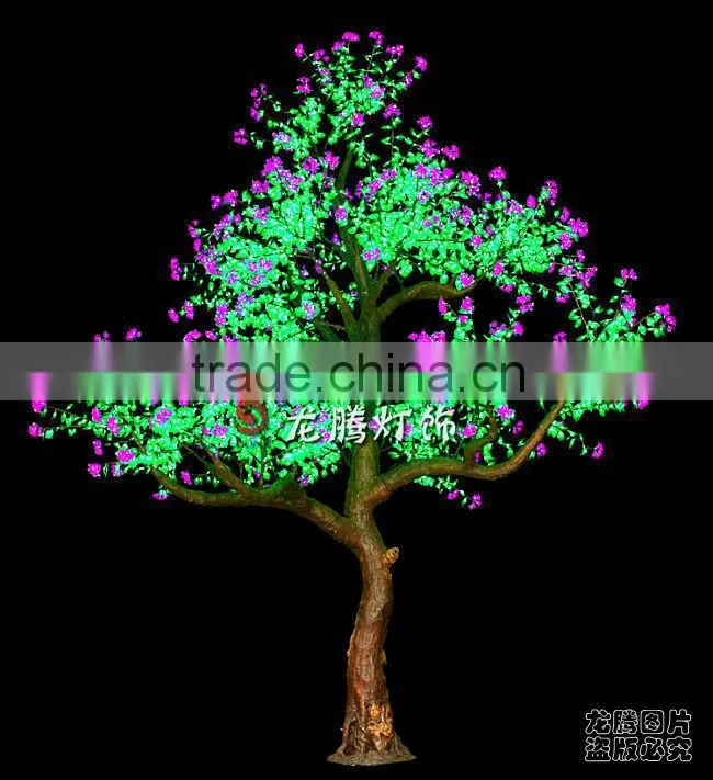 Outdoor decorative christmas led flower tree blossom light