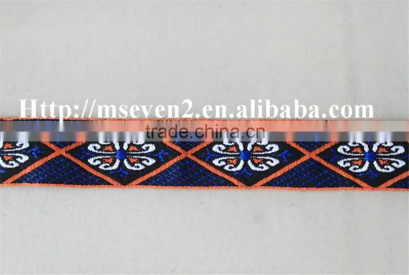 good sale butterflies pattern embroidery tirm woven ribbons