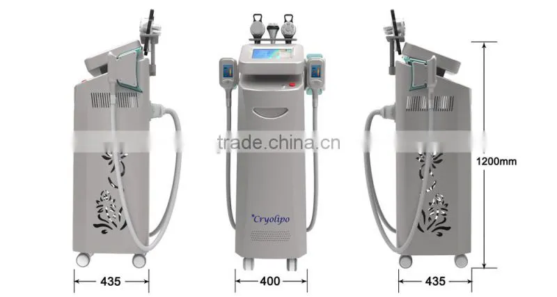 RF cavitation vertical fat freezing cryotherapy device