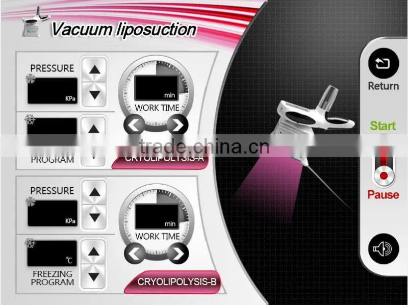 Best Treatment Crypolysis Fat Freezing Machine Cryolysis