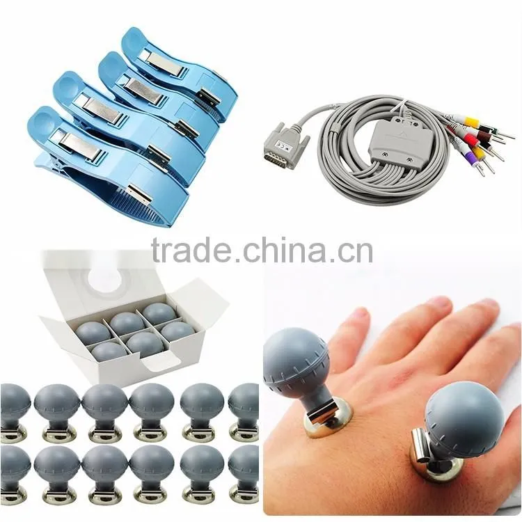 Manual/Auto/Analysis modes LCD display Touch screen Digital 12-channel Electrocardiograph