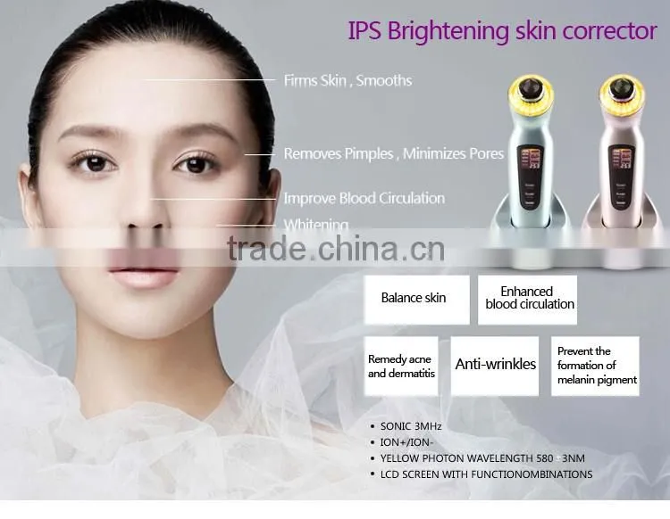 Portable Mesotherapy Needle Free Skin Rejuvenation Electrophoresis Facial Skin Photon Lights Machine