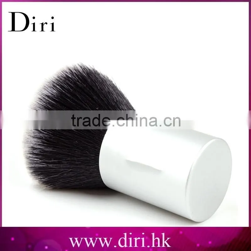 Cosmetics Synthetic hair kabuki Powder makeup brush with black handle