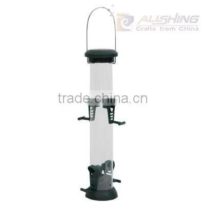 Wholesale Details about HANGING BIRD FEEDER outdoor plastic round house patio deck seed container food