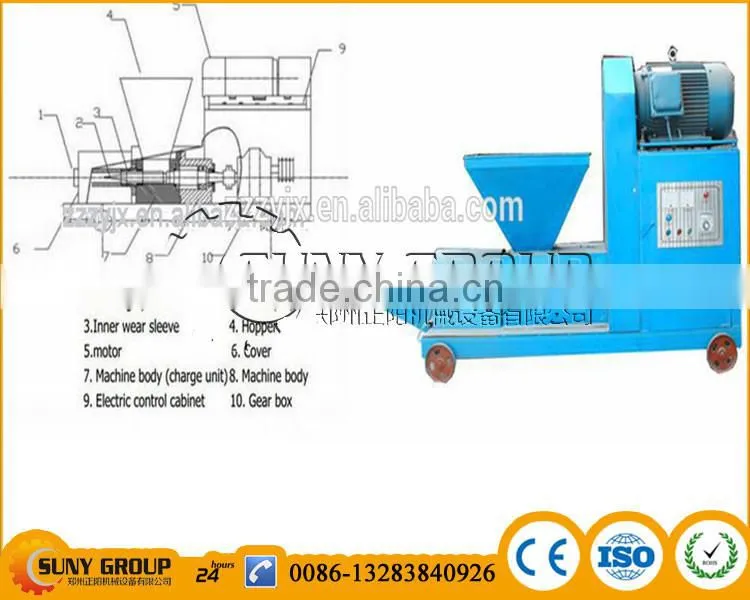Sawdust Briquette Making Machine 50 mm Rice Husk Briquette Machine Price