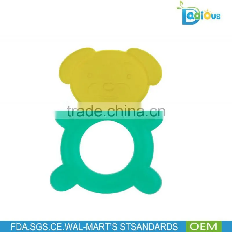 High quality 100% food grade silicone baby teether Corn teether