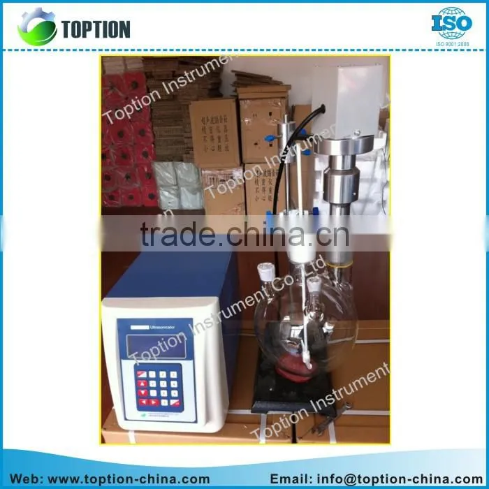 500ml lab research equipment Full Closeness Ultrasonic Reactor TOPT-1000D