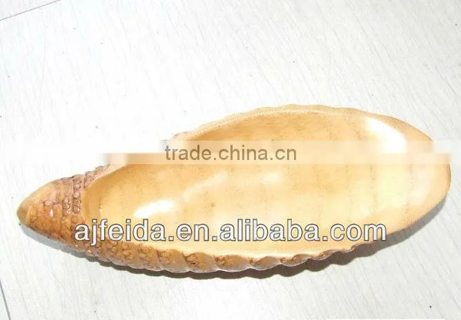 Bamboo fruit dish plate.