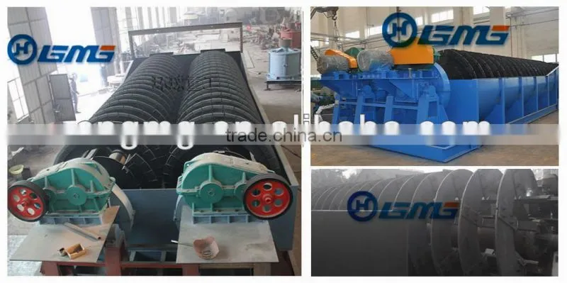 Vibrating Screen with Double or Single Screw Sand Washing Machine in Sand Washing Plant
