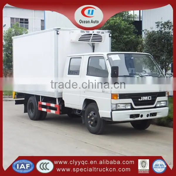JMC 4x2 frozen refrigerator truck for sale