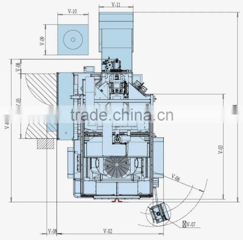Real 5 Axis Machining Center