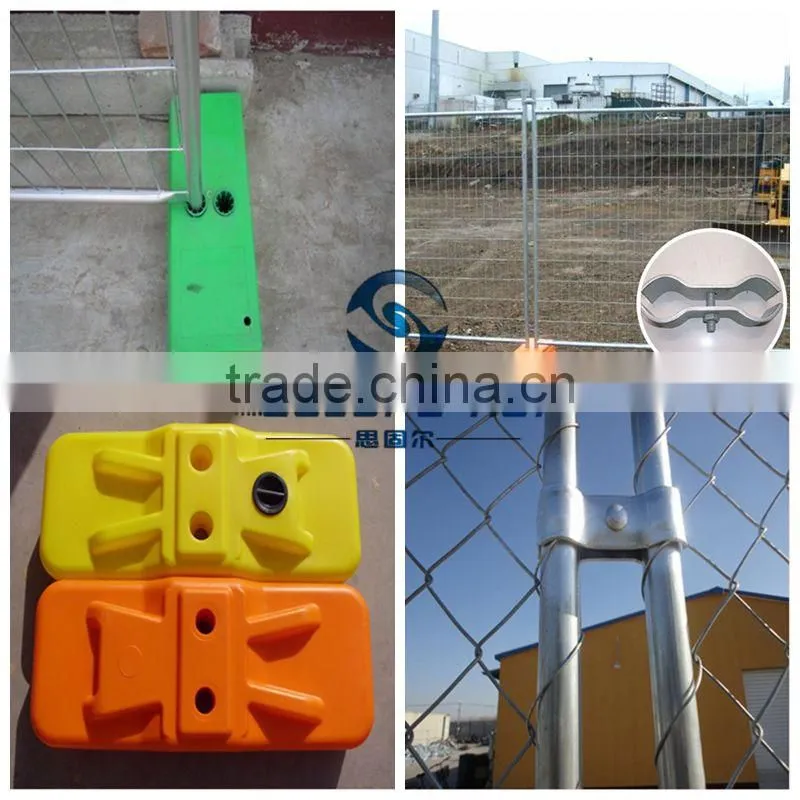 rust proof security temporary construction fence panels outdoor retractable fence temp barricade