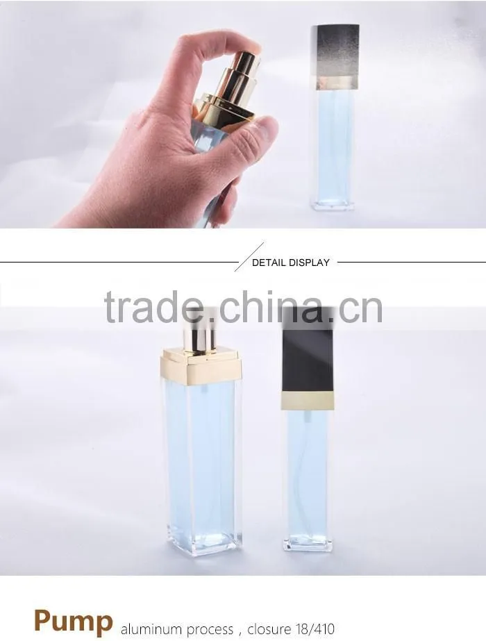 Acrylic fine mist spray pump bottle for perfume