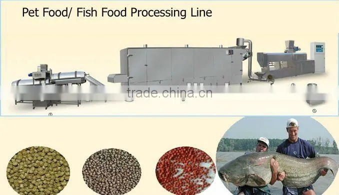 Hot selling poultry feed floating fish feed pellet manufacturing machine/animal feed production line