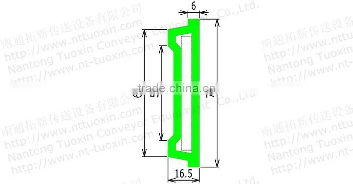 Conveyor Components A191 Reinforced Conveyor Side Guardrail