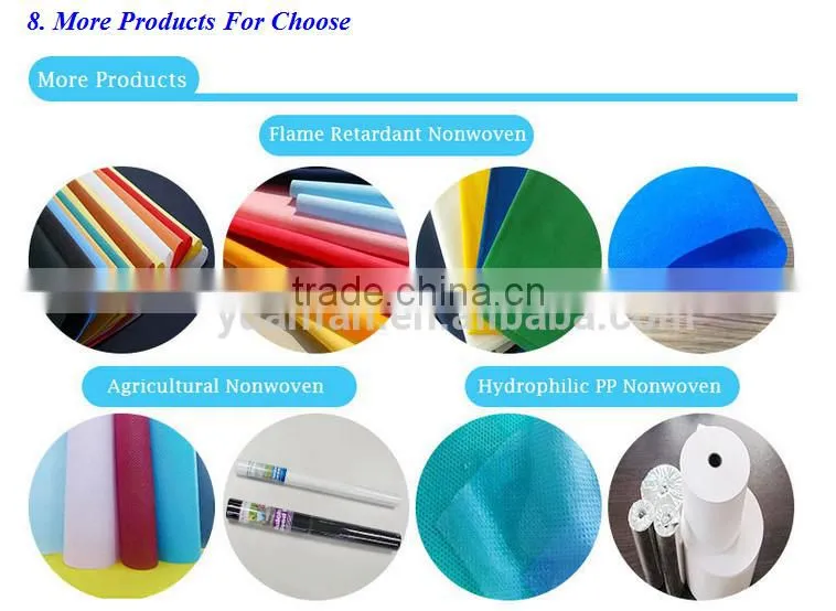 colourful pp nonwoven fabrics made in zhejiang province, China
