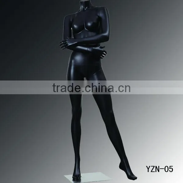 Fashion fiberglass headless female mannequins for swimwear