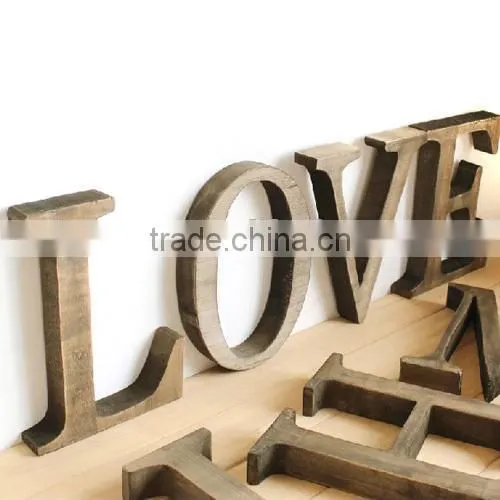 Personalized Wooden Letter Vintage Look Wooden Letters Word