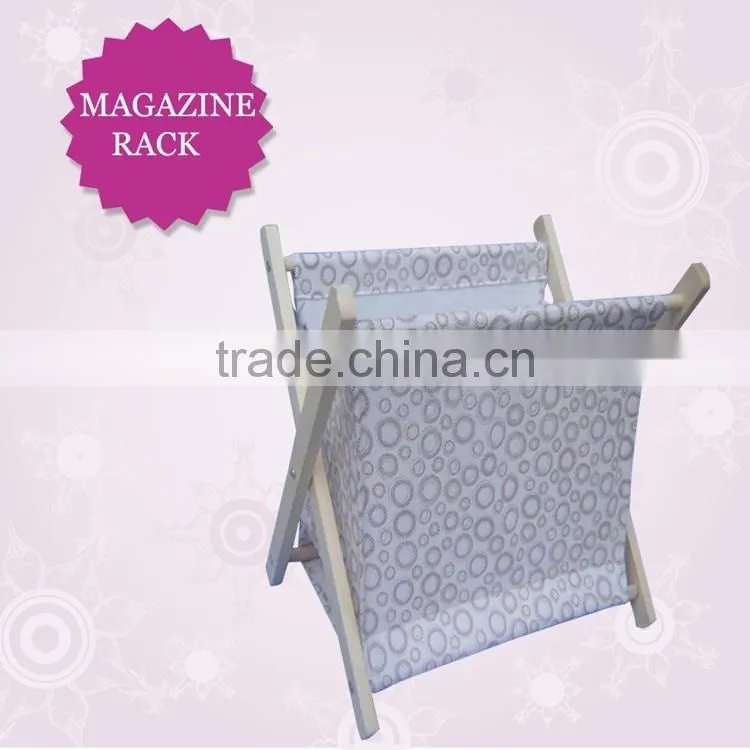 High quality oak wood magazine rack, wooden book rack, magazine furniture