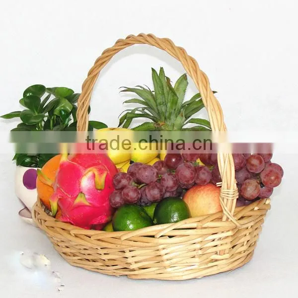 2016 Linyi Wicker round fruit Baskets