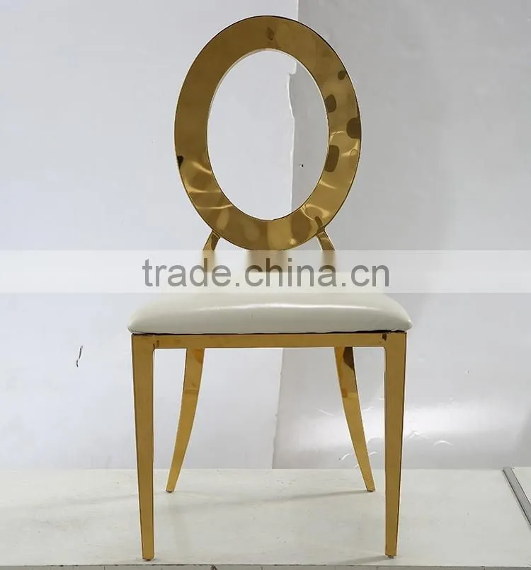 European fashion modern stainless steel dining chair for sale