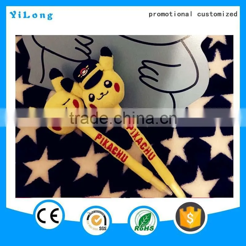 high quality animal head pen polymer clay pen Animation pen