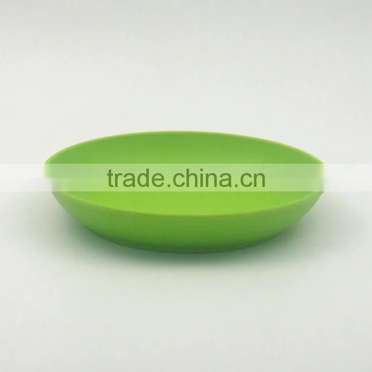 wholesale ecofriendly bio bamboo fibre plate dishes