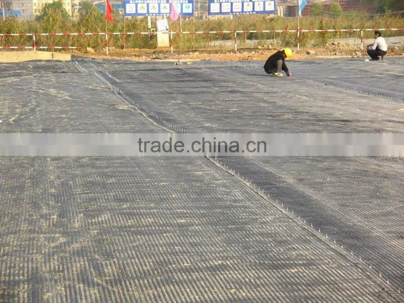 Plastic false ceiling biaxial geogrid used in coal mine