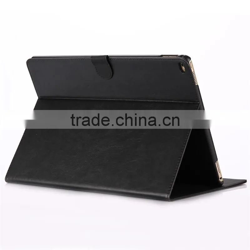 High quality crazy-horse PU card bumper/pocket cell phone case for Ipad PRO