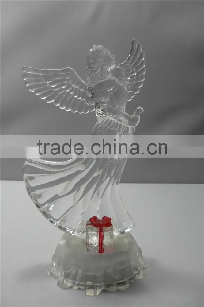 Lovely Acrylic led christmas angel for party decoration