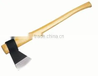 A601 Hand tool-Broad Axe with wooden handle