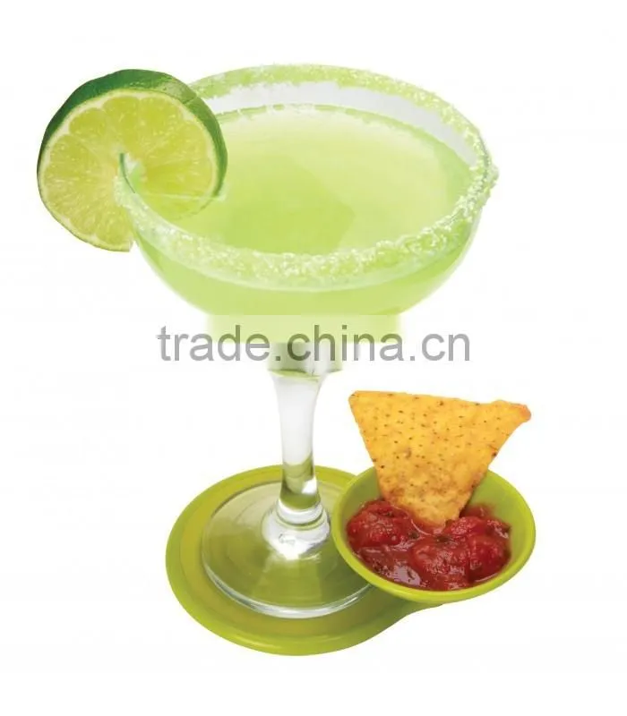 2016 wholesale set of 4 plastic Drinks and Snacks Coasters